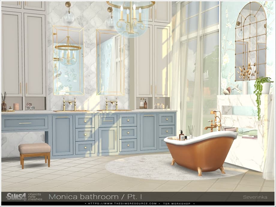 Галерея мода Набор для ванной Monica Bathroom #1
